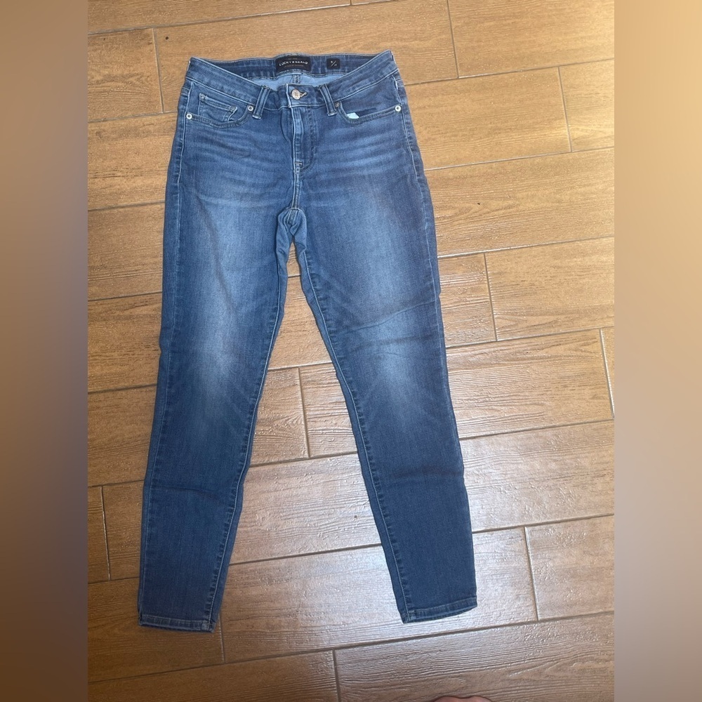 Lucky Brand Blue Skinny Jeans with Stretch - Picture 5 of 6